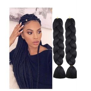 SYNTHECTIC BLACK HAIR